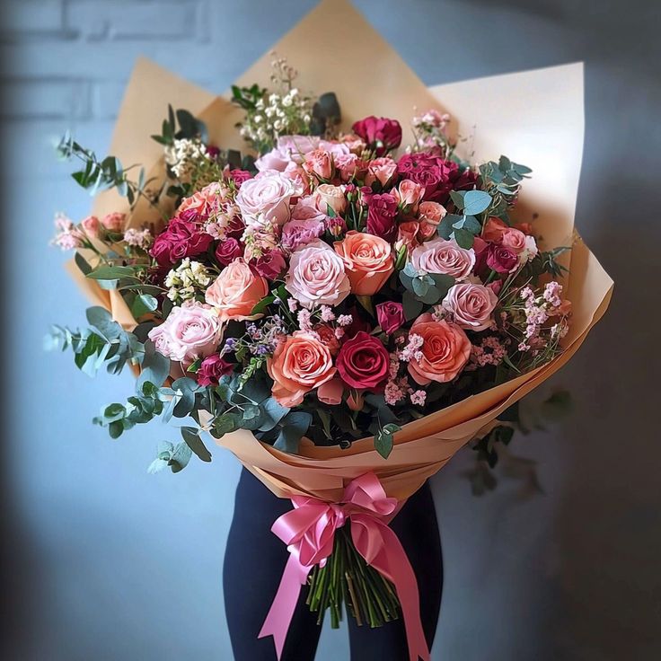 Elegant rose bouquet arrangement